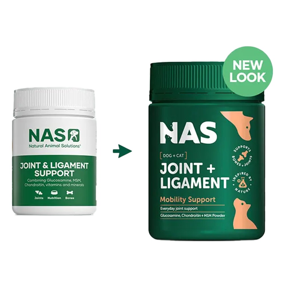 Natural Animal Solutions (NAS) Joint & Ligament Support Powder for Dogs and Cats