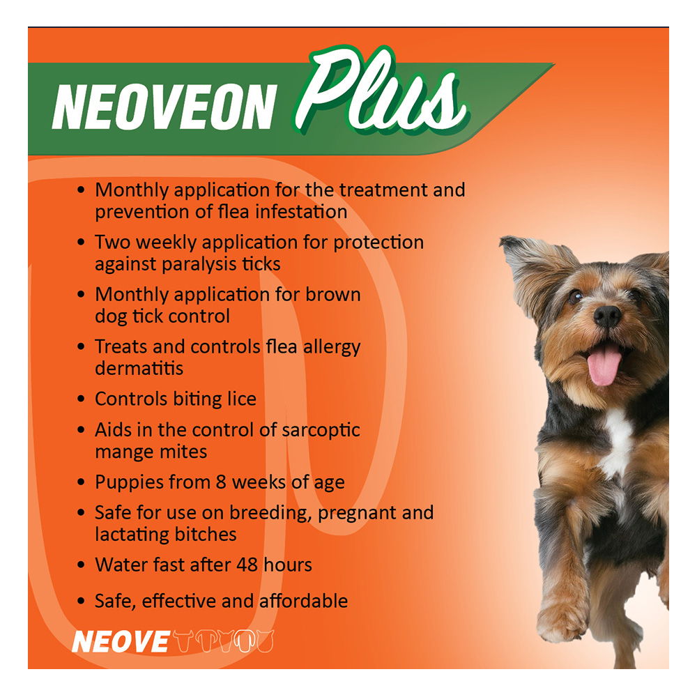 Neoveon Plus Flea and Tick For Extra Large Dogs 40 to 60kg Red