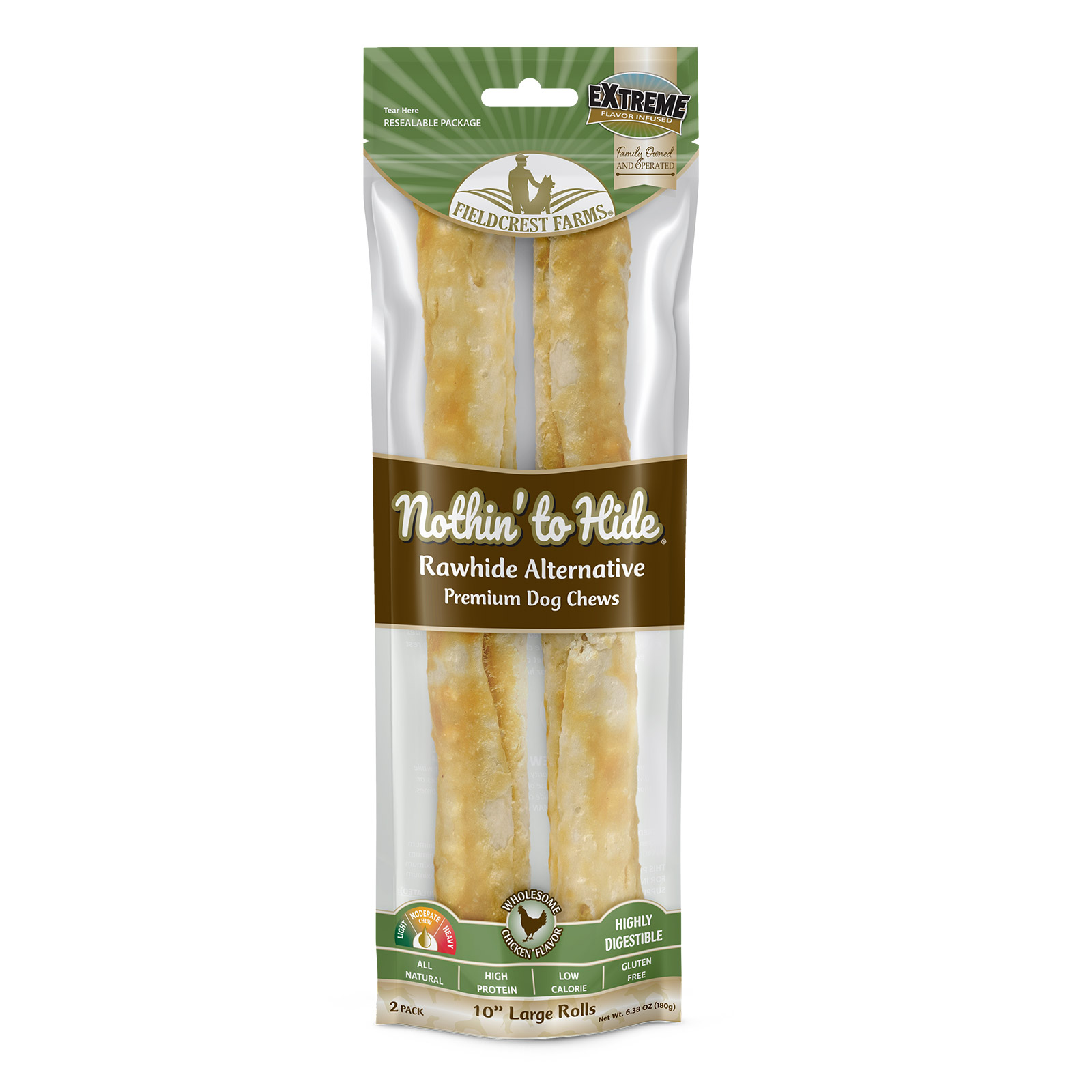 Nothin' to Hide Chicken Roll Large 10 Inch