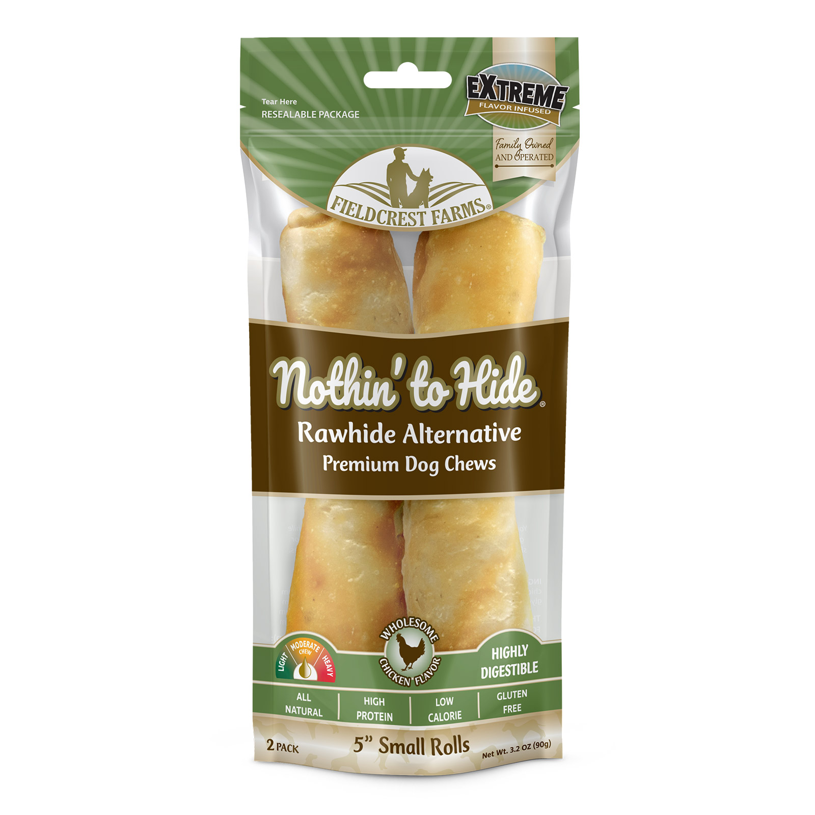 Nothin' to Hide Chicken Roll for Dog Supplies