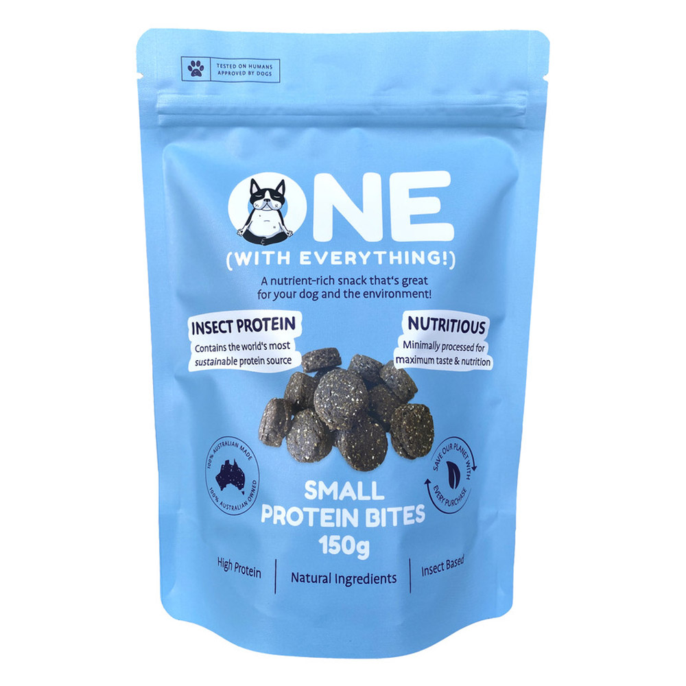 ONE (With Everything!) Small Insect Protein Bite Treats For Dogs