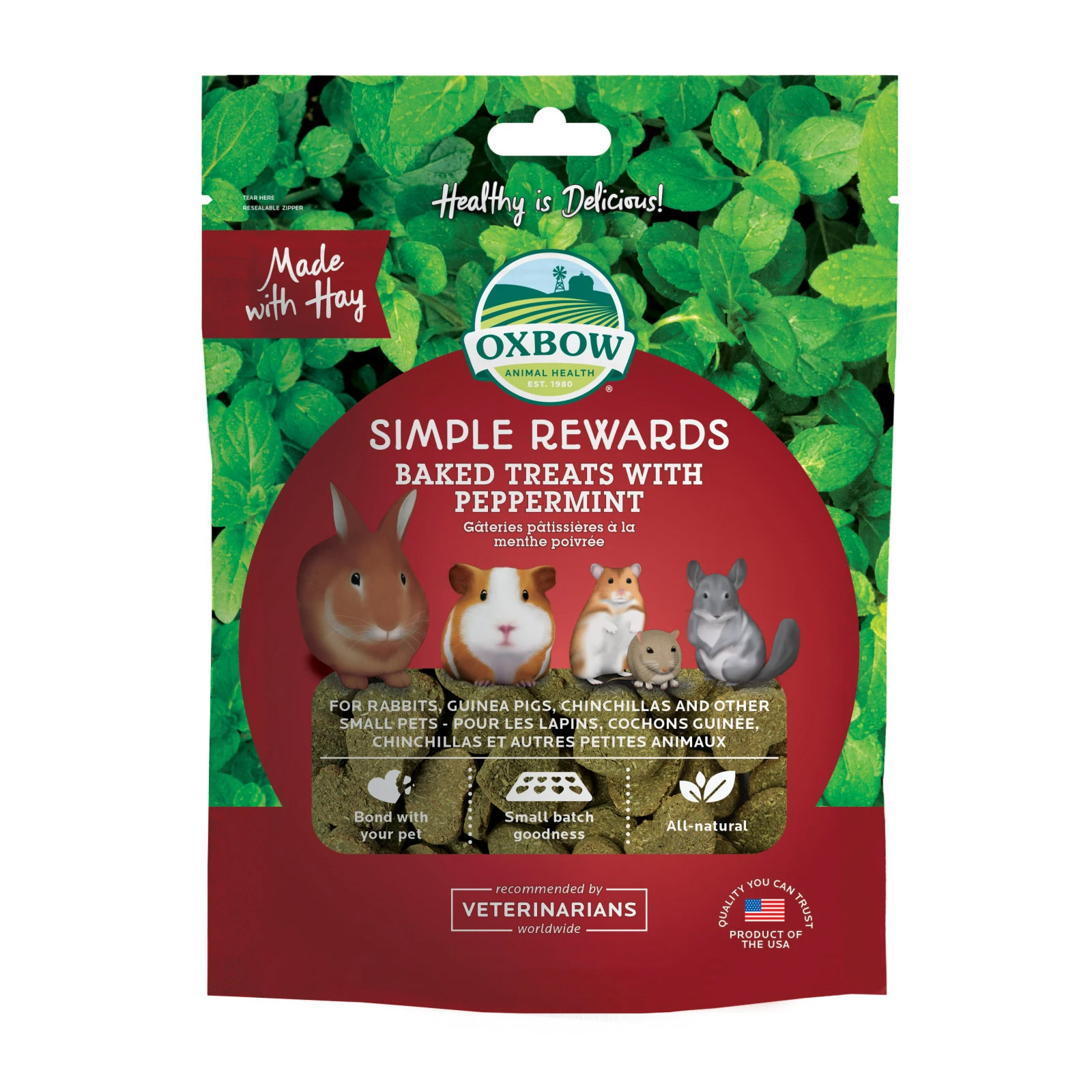 Oxbow Peppermint Treats for Pet Foods