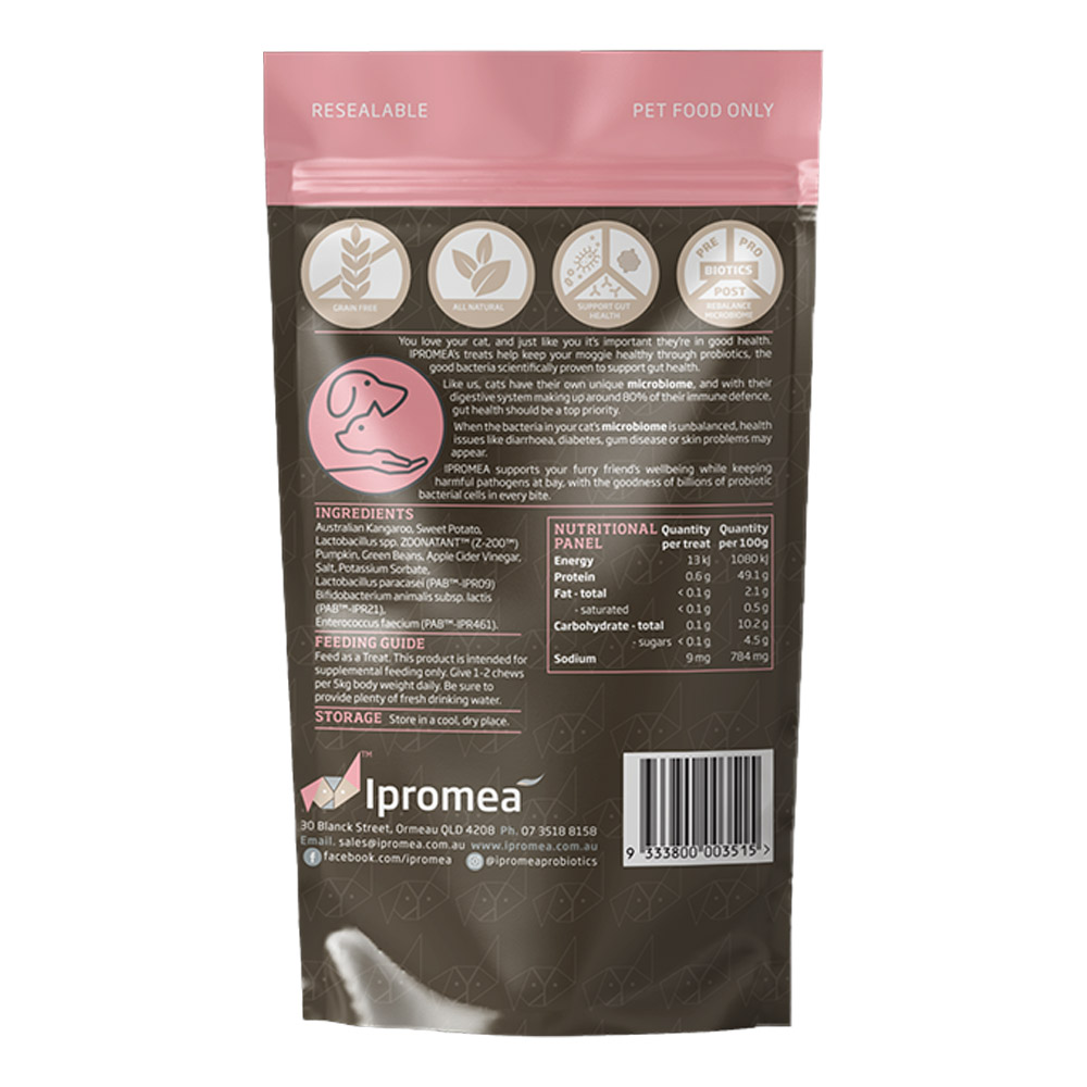 Ipromea Paw N Purr Probiotic Clean Treats for Cats