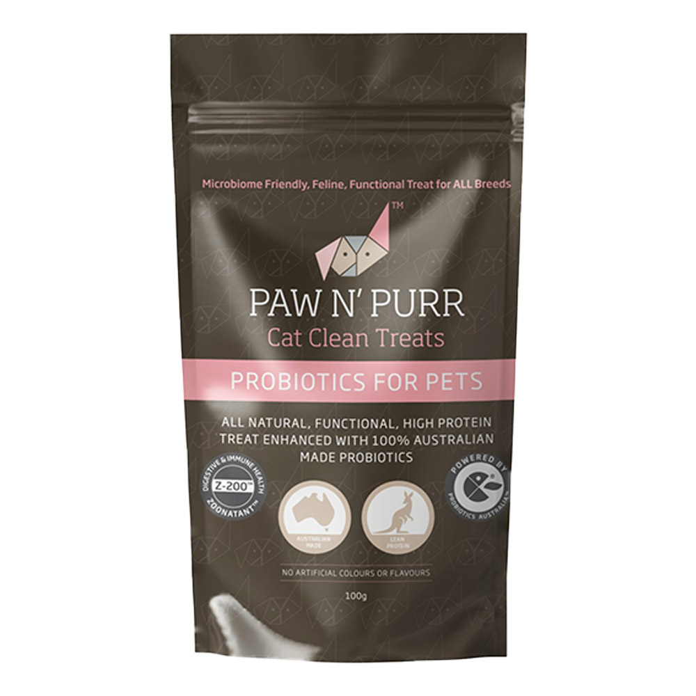 Ipromea Paw N Purr Probiotic Clean Treats For Cats  100 Gm