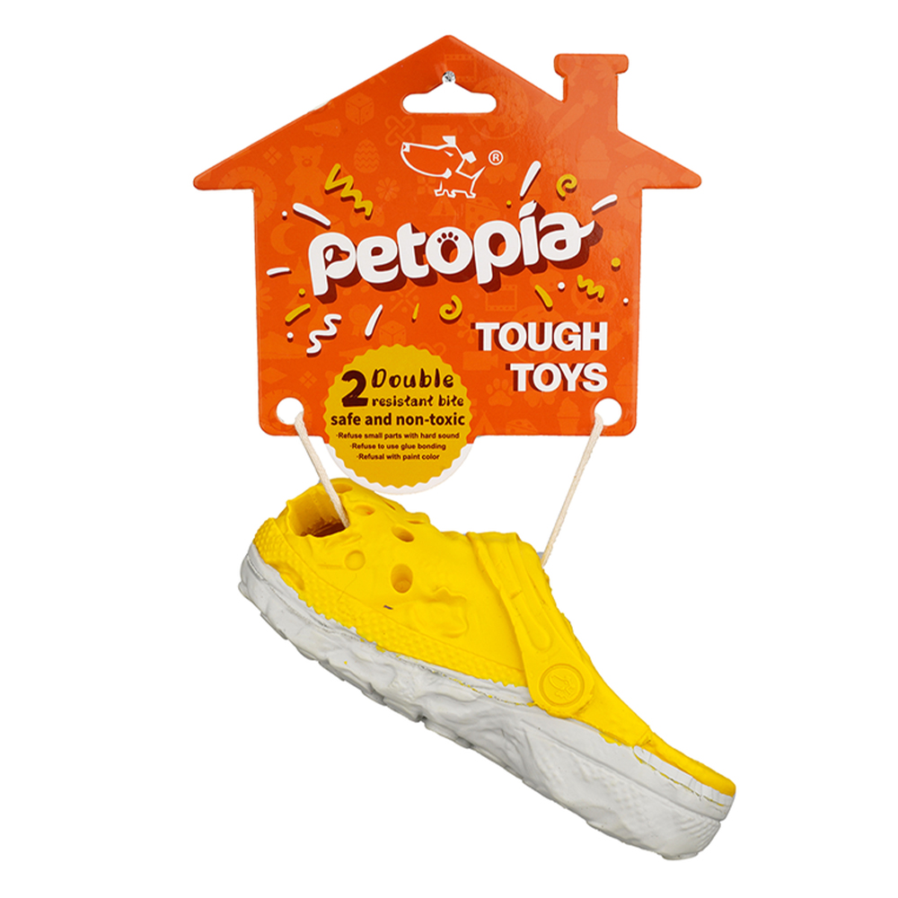 Petopia Ultra Tough Dog Toy Cozy Slipper Large 1 Pack