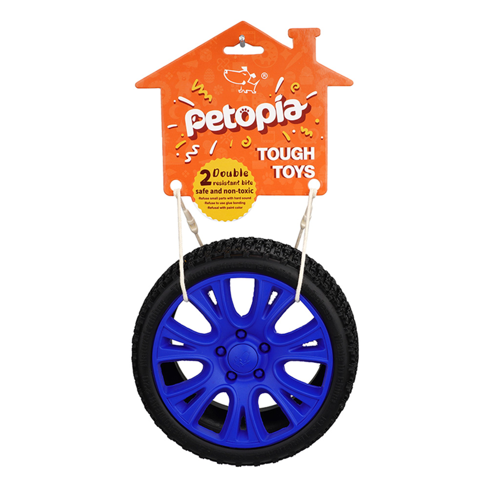 Petopia Ultra Tough Dog Toy Crazy Tyre Small 1 Pack