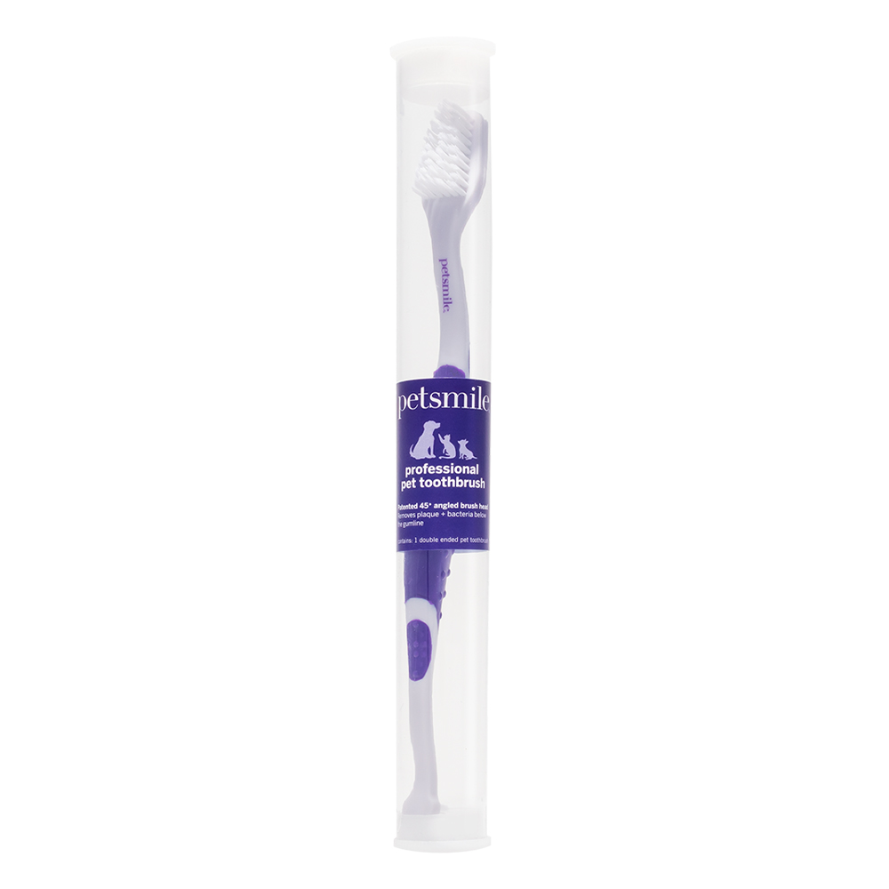 Petsmile Professional Dual Ended Toothbrush for Pets