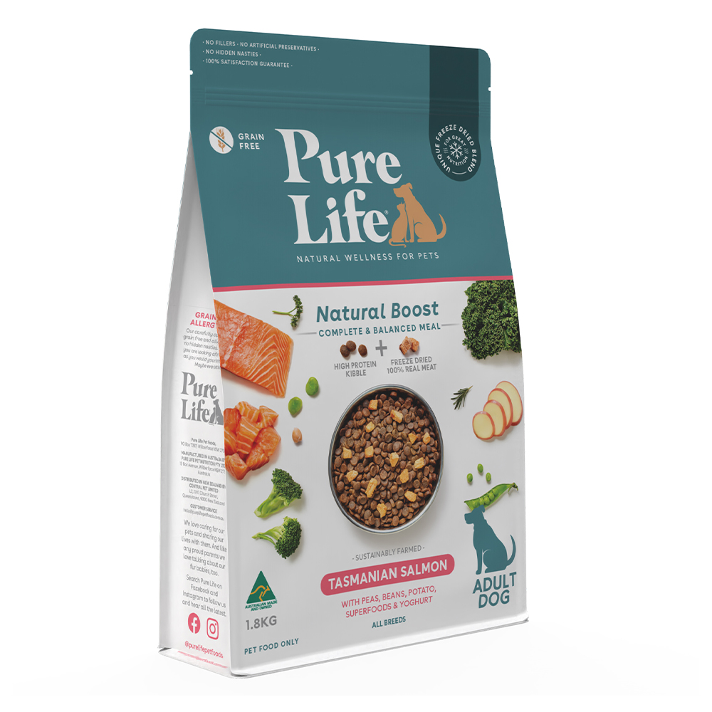 Pure Life Natural Boost Salmon Adult Dry Dog Food