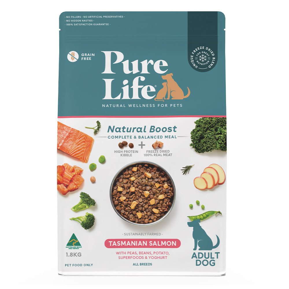 Pure Life Natural Boost Salmon Adult Dry Dog Food