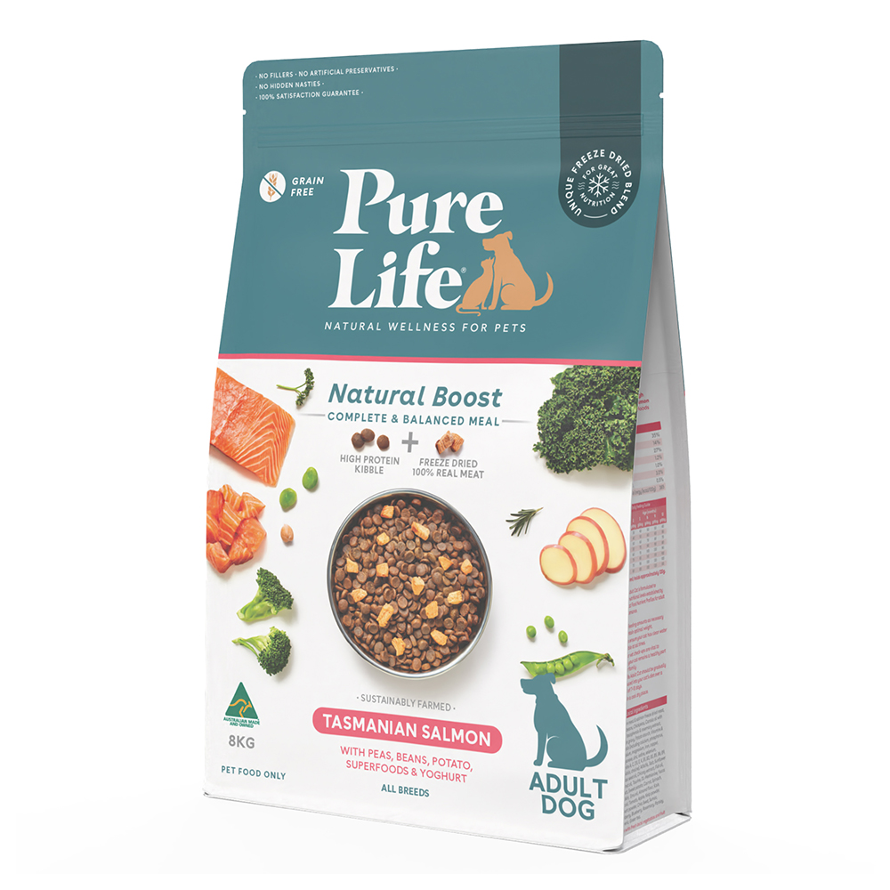 Pure Life Natural Boost Salmon Adult Dry Dog Food
