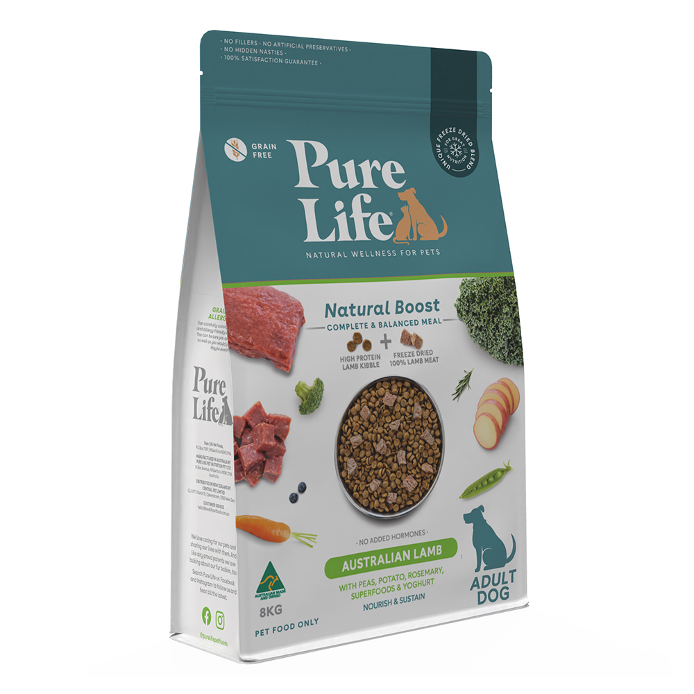Pure Life Natural Boost Dog Adult Lamb