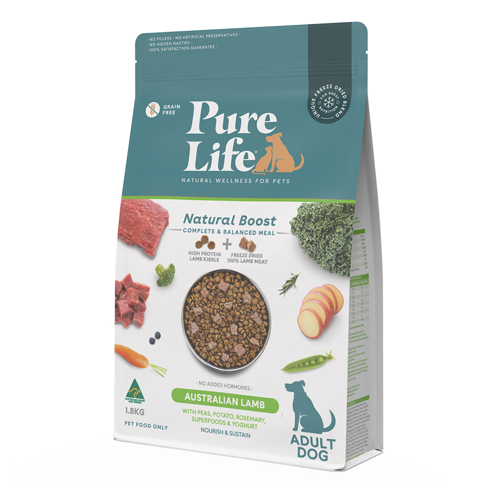 Pure Life Natural Boost Dog Adult Lamb