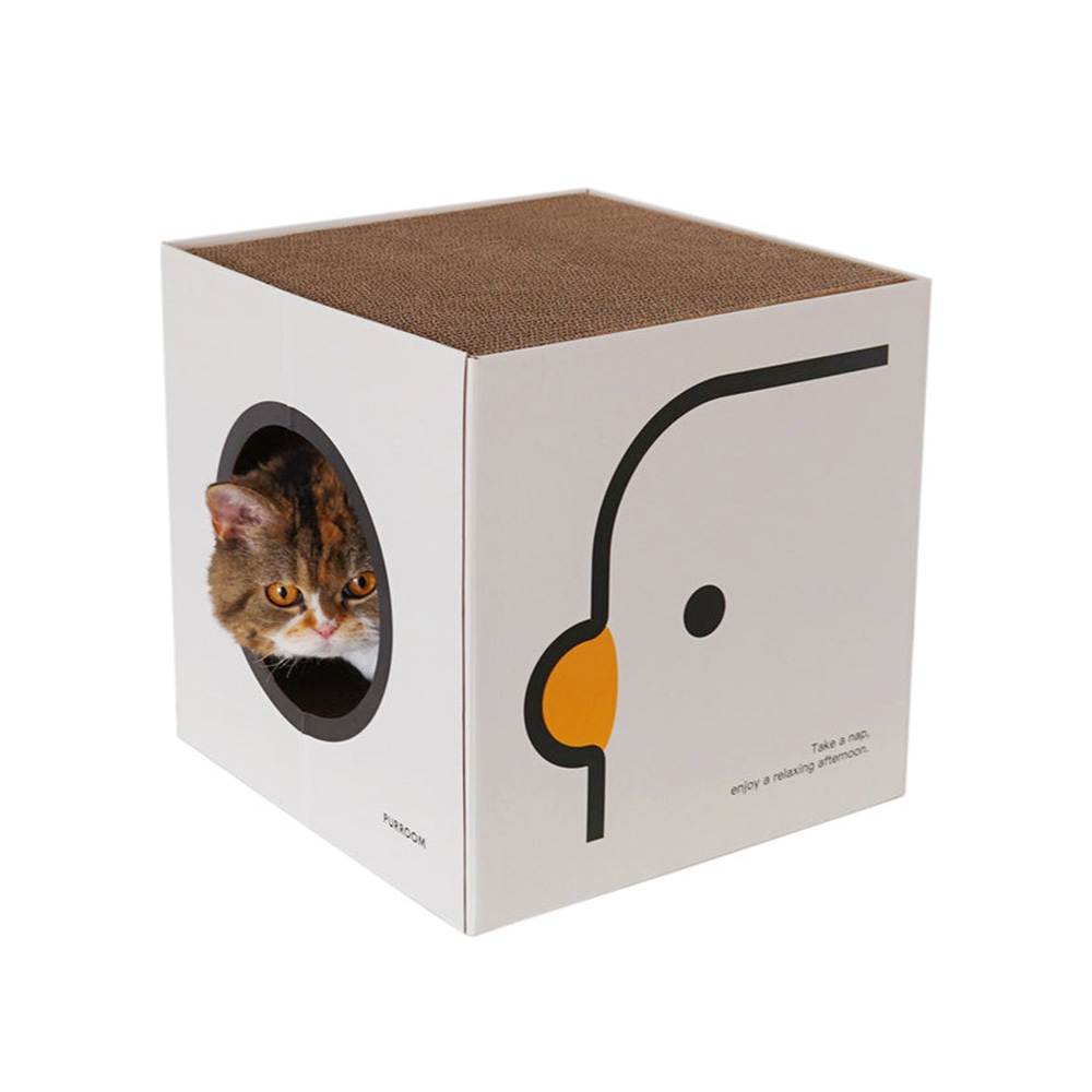 Purroom Cat House - Double Scratching Boards for Cat Supplies