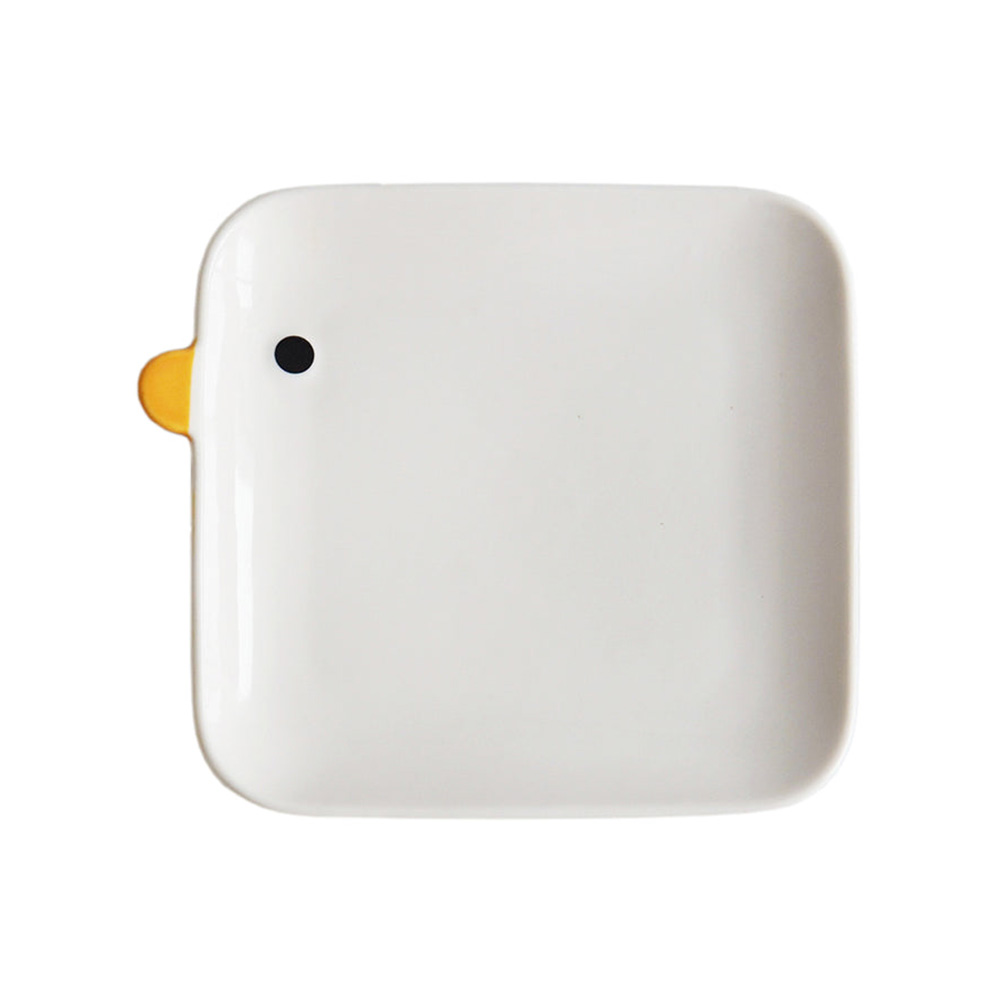 Purroom Ceramic Diining Plate - Square for Cat Supplies