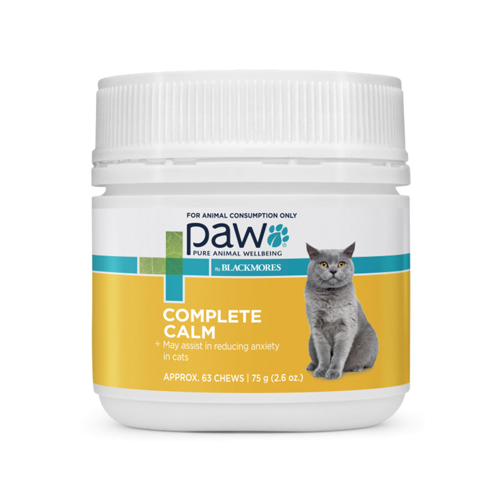 Paw by Blackmores Complete Calm Chews for Cats 75g for Cat Supplies