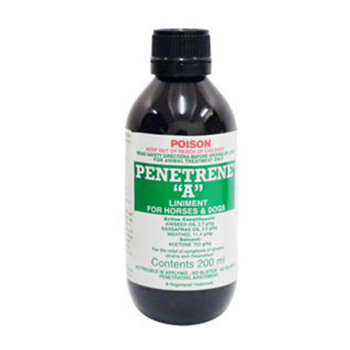 Penetrene 'A' Liniment for Horses and Dogs for Horse Supplies