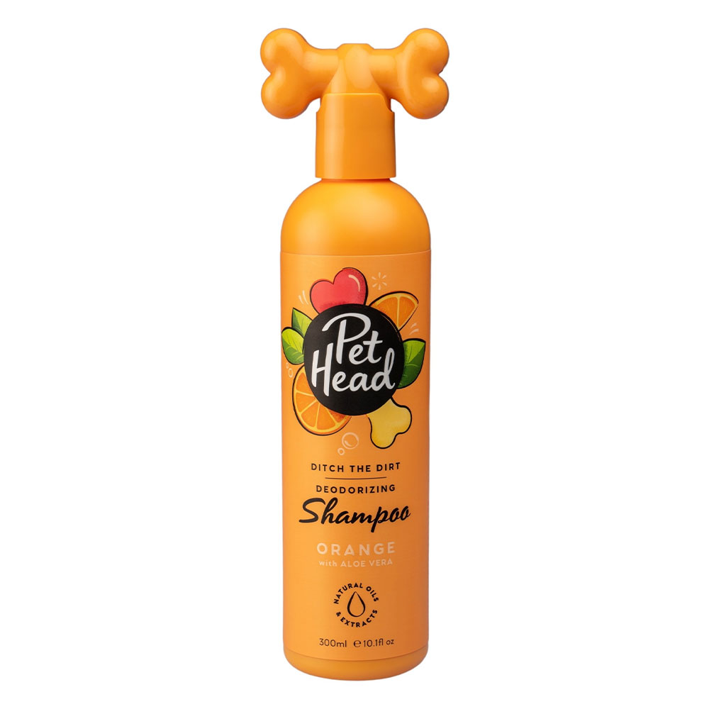 Pet Head Ditch The Dirt Deodorising Orange Fragrance Shampoo for Dogs for Dog Supplies