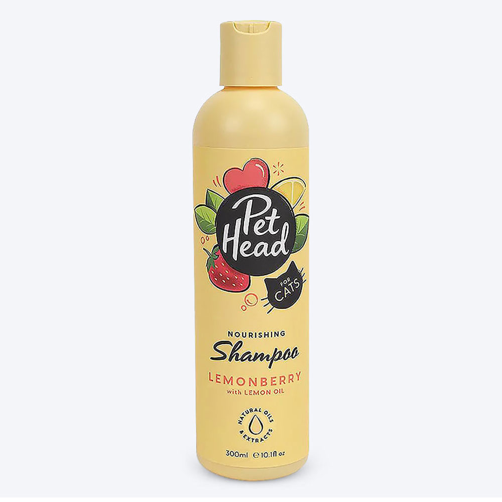 Pet Head Felin Good Nourishing Lemonberry Shampoo for cats for Cat Supplies