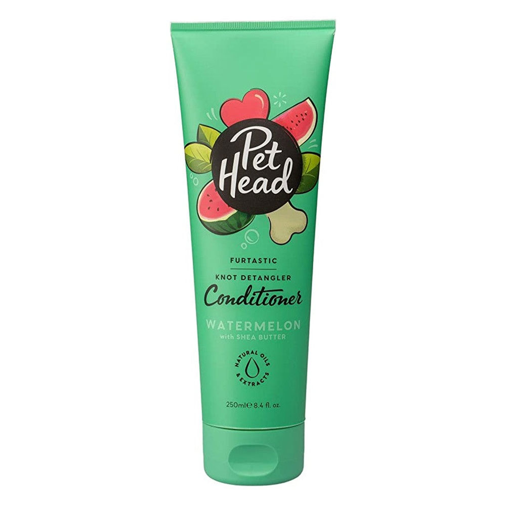 Pet Head Furtastic Knot Detangler Watermelon Fragrance Conditioner for Dogs for Dog Supplies