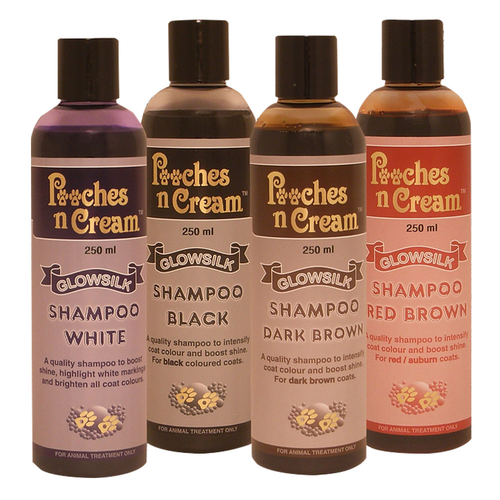 Equinade Pooches n Cream Glowsilk Shampoo for Horse Supplies