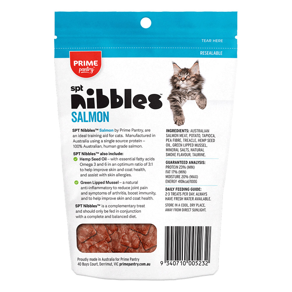 Prime Pantry Nibbles SPT Single Protein Salmon Treats For Cats 40 Gm