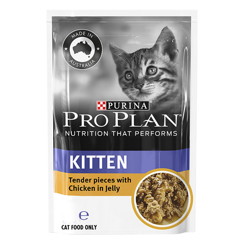 Pro Plan Kitten Tender Pieces with Chicken in Jelly Wet Cat Food 85gm