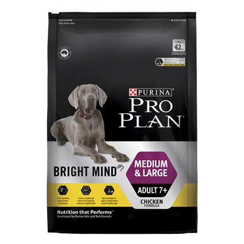 Pro Plan Bright Mind Adult 7+ Medium & Large Breed Dry Dog Food