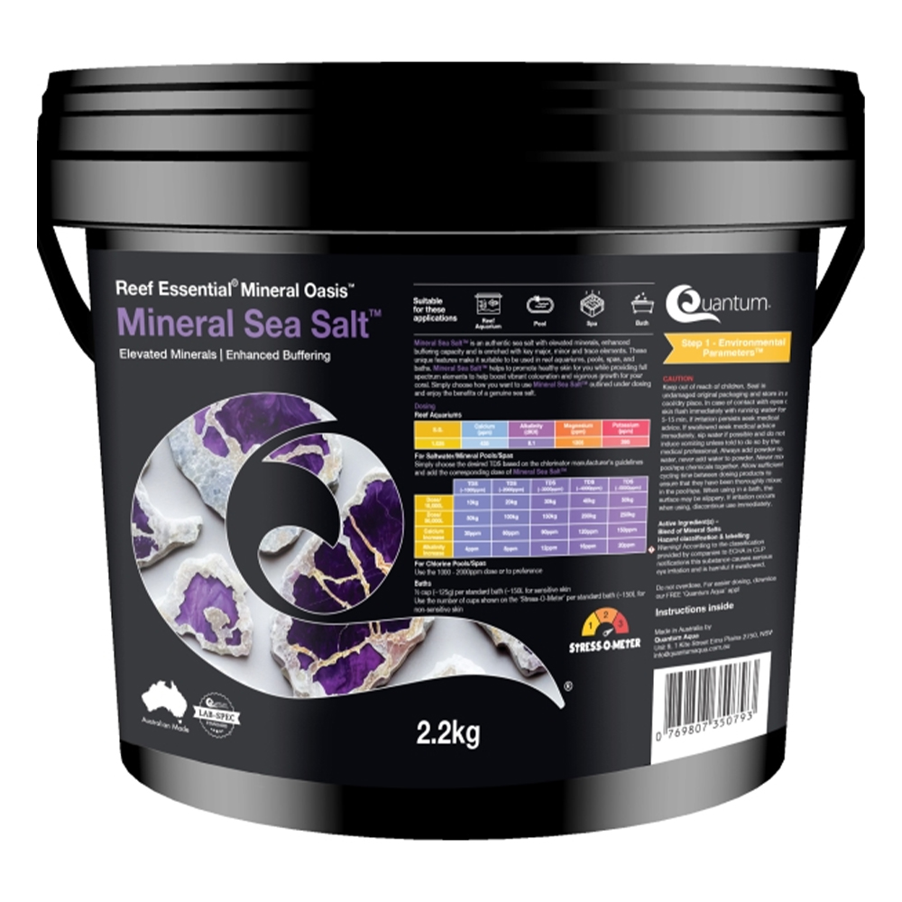 Quantum Mineral Sea Salt for Fish Supplies