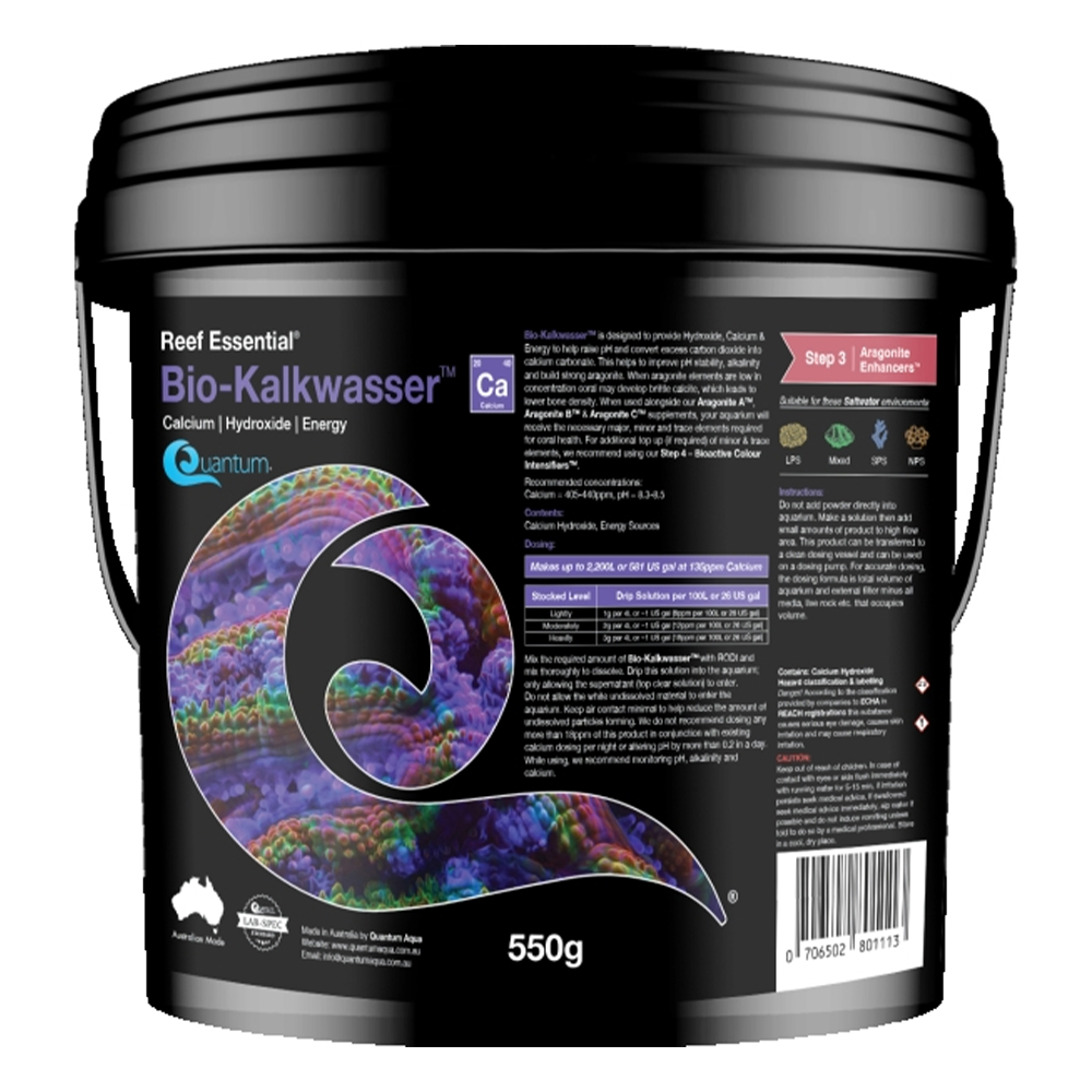 Quantum Bio-Kalkwasser for Fish Supplies