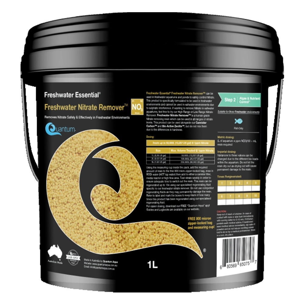 Quantum Freshwater Nitrate Remover Pro for Fish Supplies