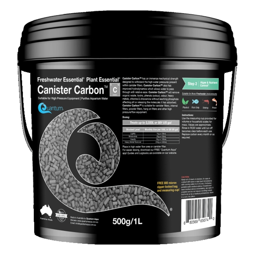 Quantum Canister Carbon for Fish Supplies