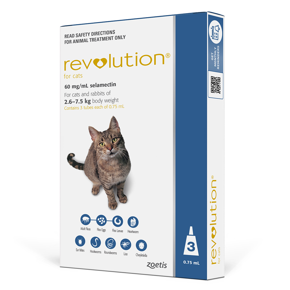 Revolution (Selamectin) - Large Cats (Blue)