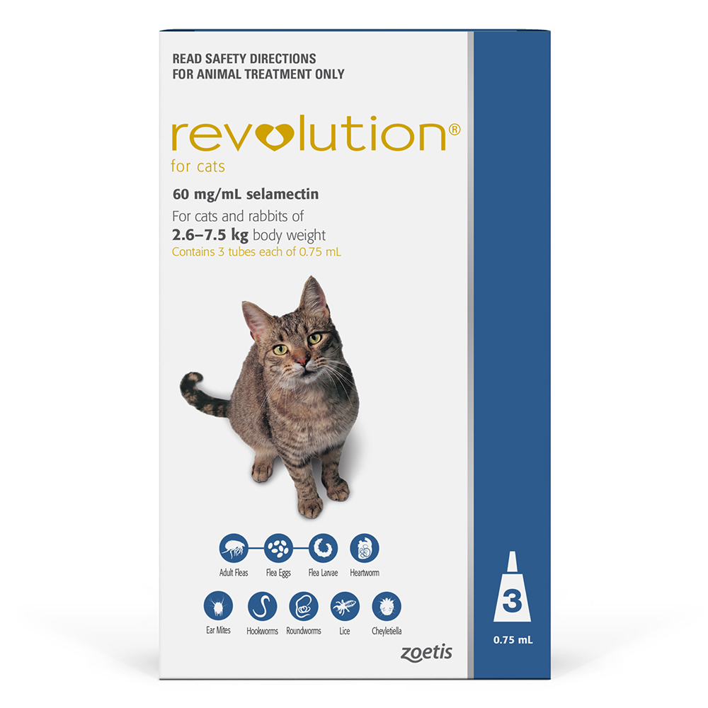 Revolution (Selamectin) - Large Cats (Blue)