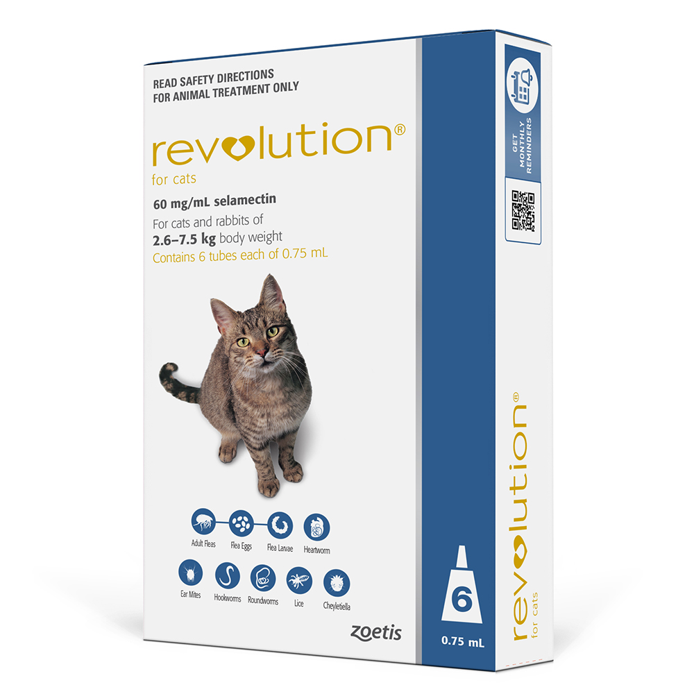 Revolution (Selamectin) - Large Cats (Blue)