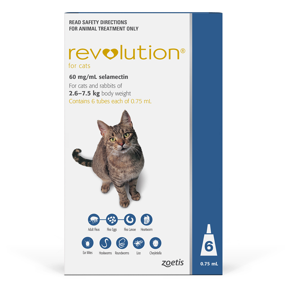Revolution (Selamectin) for Large Cats (Blue)