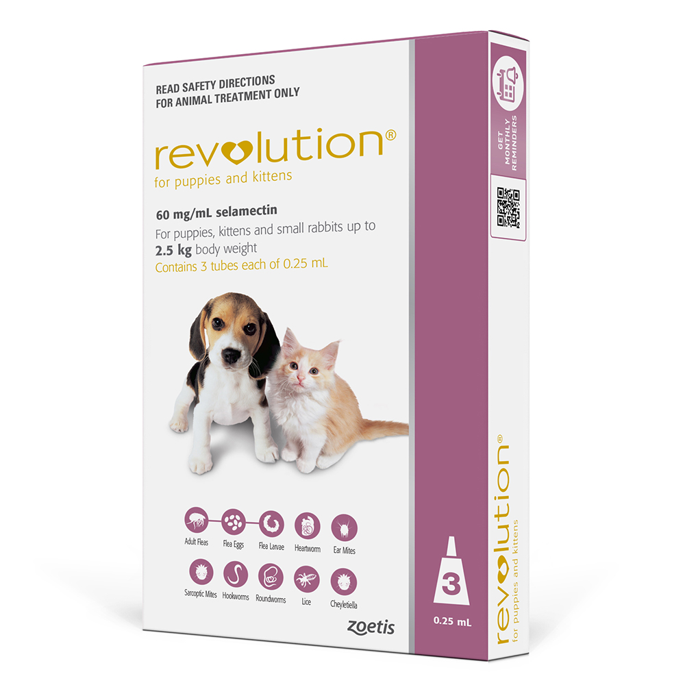 Revolution (Selamectin) For Kittens (Pink)