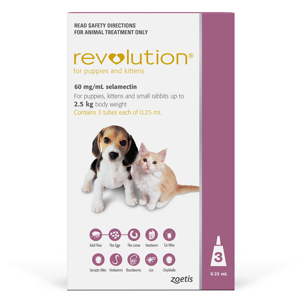 Revolution (Selamectin) For Kittens (Pink)