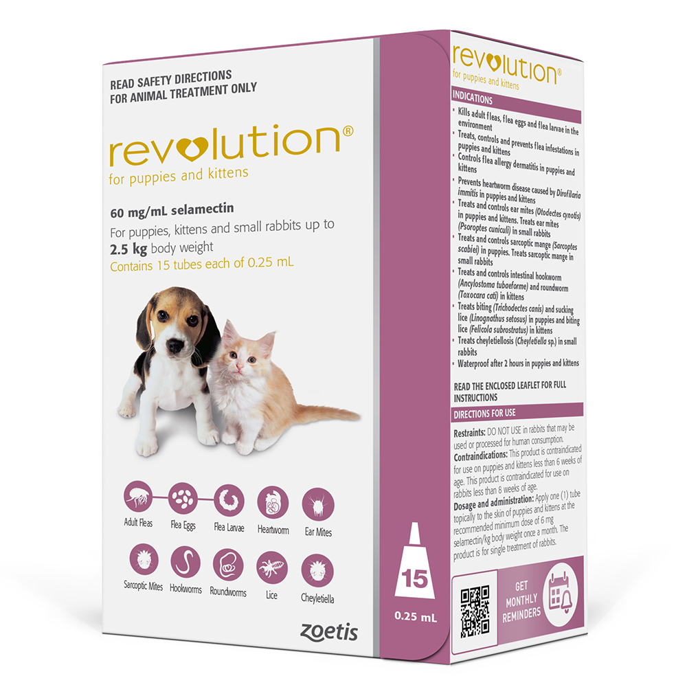 Revolution (Selamectin) For Kittens (Pink)