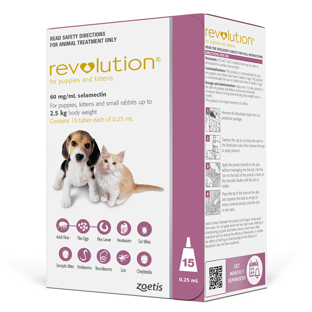 Revolution (Selamectin) For Kittens (Pink)