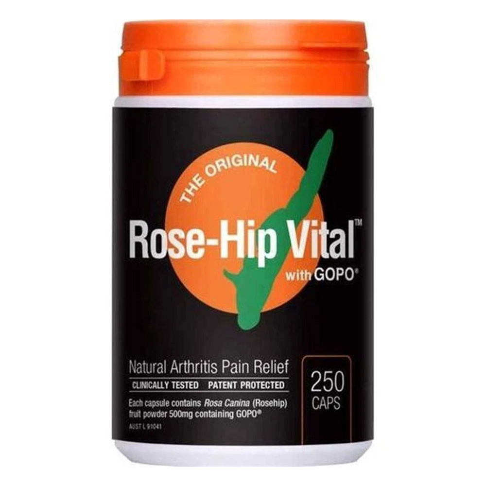Rose Hip Vital with GOPO Natural Arthritis Pain Relief Capsules for Dogs for Dog Supplies