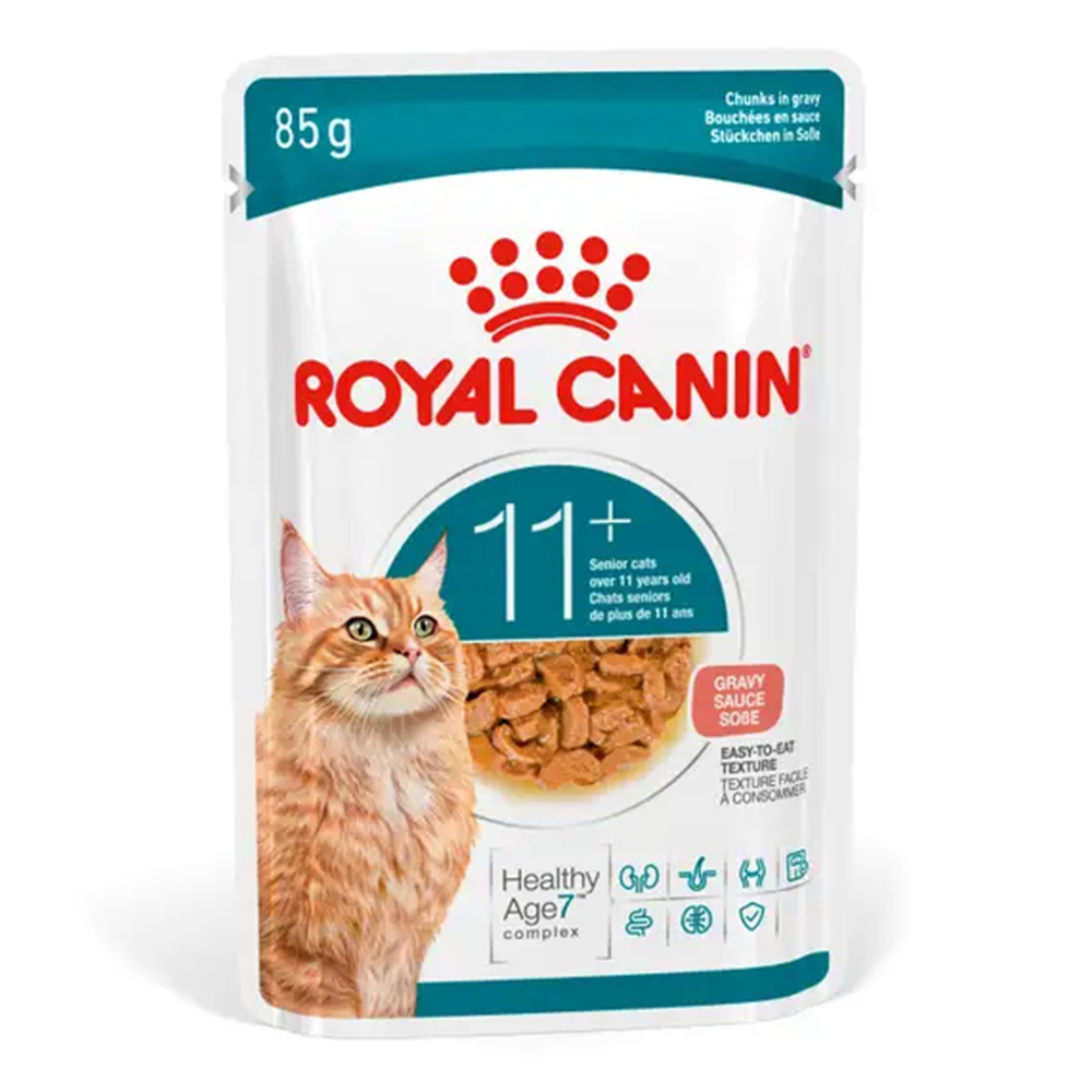 Royal Canin Ageing 11+ Gravy Wet Cat Food 85Gm