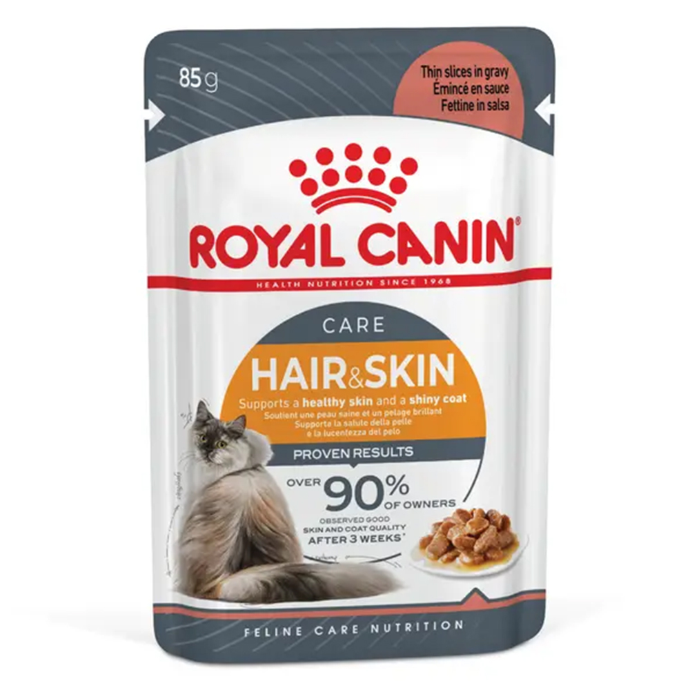 Royal Canin Hair & Skin Care Gravy Adult Wet Cat Food