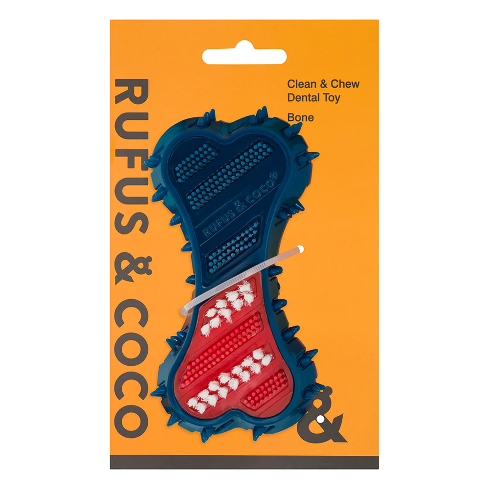 Rufus & Coco Clean & Chew Dental Toy for Dogs