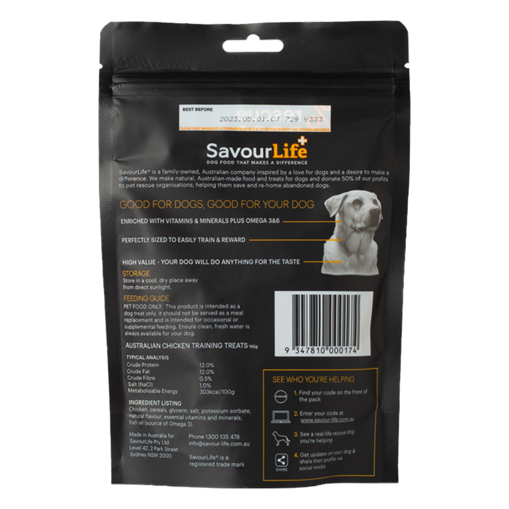 SavourLife Australian Chicken Training Treats for Dogs