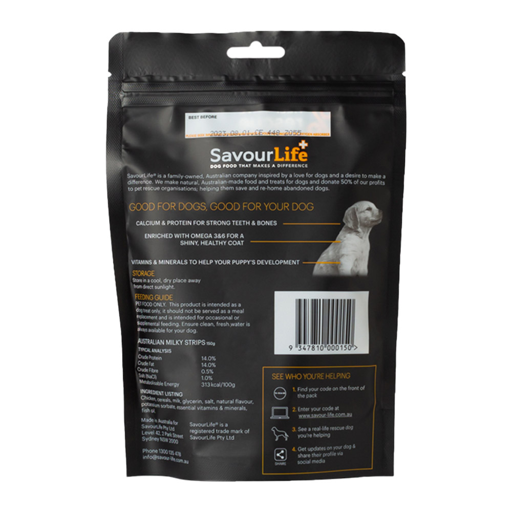SavourLife Australian Milky Strips Treats for Dogs