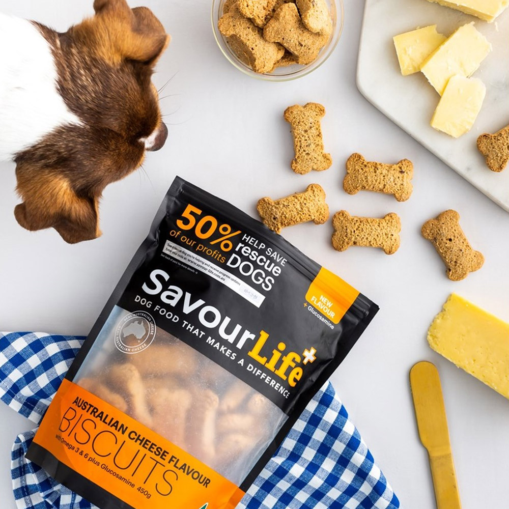 SavourLife Australian Cheese Flavour Biscuit Treats for Dogs