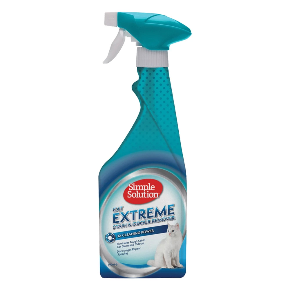 Simple Solution Extreme Stain & Odour Remover Spray for Cats for Cat Supplies