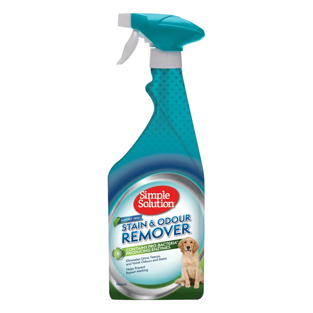 Simple Solution Stain & Odour Remover Rainforest Fresh Spray for Dogs for Dog Supplies