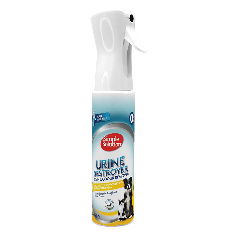 Simple Solution Stain & Odour Remover Urine Destroyer - Refillable Flairosol for Dogs & Cats for Dog Supplies