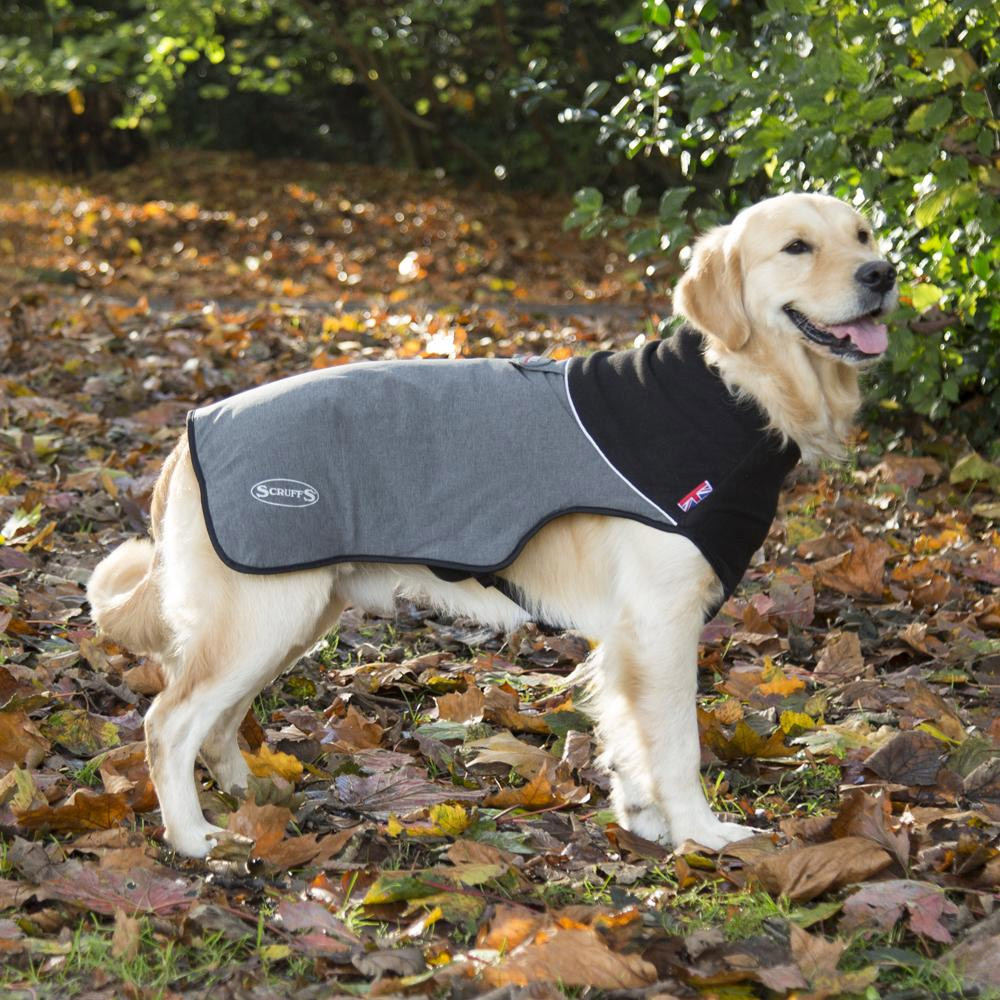 Scruffs Thermal Self Heating Dog Coat Cajun Grey
